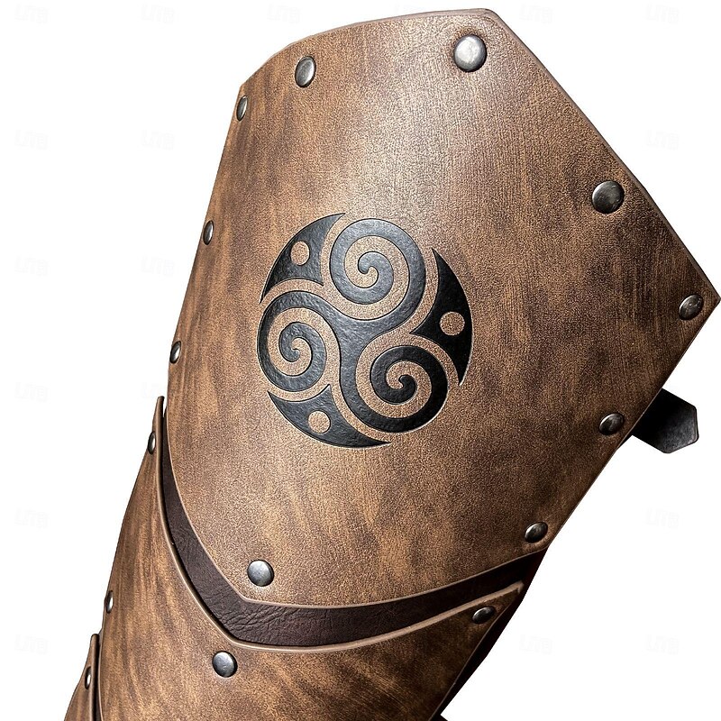 Retro Vintage Punk & Gothic Medieval Masquerade Gaiters Boot Covers Viking Celtic Knight Fancy Dress Men's Unisex Viking Carnival Masquerade Performance Party Stage Adults' Shoe Cover Legguards3