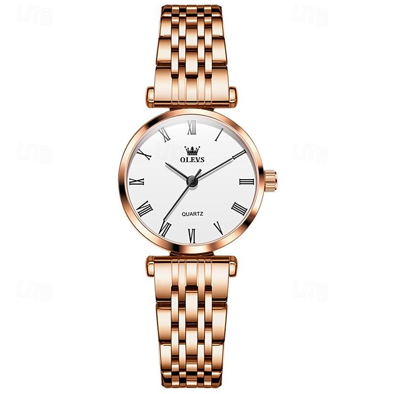 New Olevs Olevs Brand Fashion Trend Stainless Steel Band Women'S Watches Simple Sports Leisure Life Travel Business Waterproof Wristwatch3