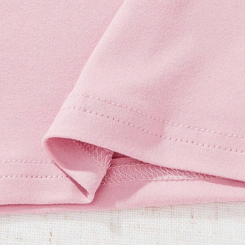 Toddler Girls' T shirt Cartoon School Print Short Sleeve Crewneck Fashion 7-13 Years Summer Pink4