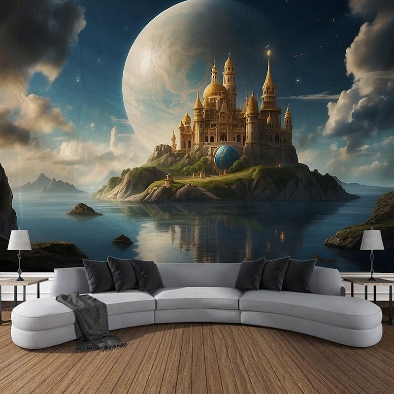 Desert Palm Tree Hanging Tapestry Wall Art Large Tapestry Mural Decor Photograph Backdrop Blanket Curtain Home Bedroom Living Room Decoration4