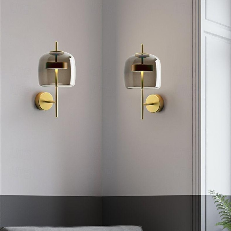 Modern Wall Lamp Indoor Wall Light LED Nordic Glass Wall Sconce Creative Living Bedroom Bedside Decor Light2