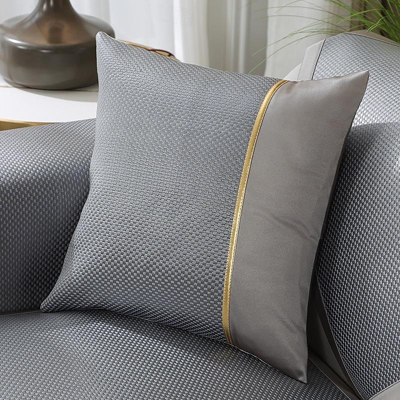 Summer Ice Silk Mattress Pillowcase Back Cushion Pillow Summer Living Room Sofa Back Cushion Office Lumbar Support4