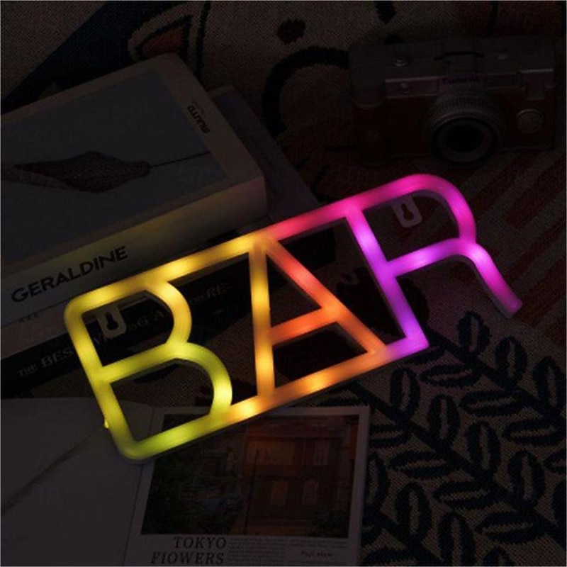 Oktoberfest LED Neon Light with Remote Control, RGB Colorful Bar Sign Light Mood light for Concert Home Decor Bedroom Party Thanksgiving Decorative Lamp2
