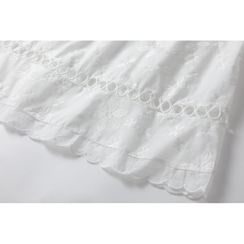 Women's Mini Dress White Dress Graduation Dress Lace Dress Sundress Fashion Casual Daily Loose Fit Plain Sleeveless Crew Neck White Summer Spring3