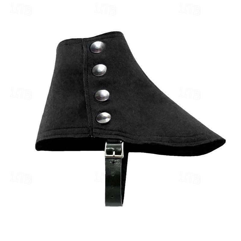 Medieval Renaissance Boot Covers Spats Shoe Cover Knight Ritter Viking Fancy Dress Unisex Fantasy Halloween Carnival Party LARP Ren Faire Adults' Shoe Cover4