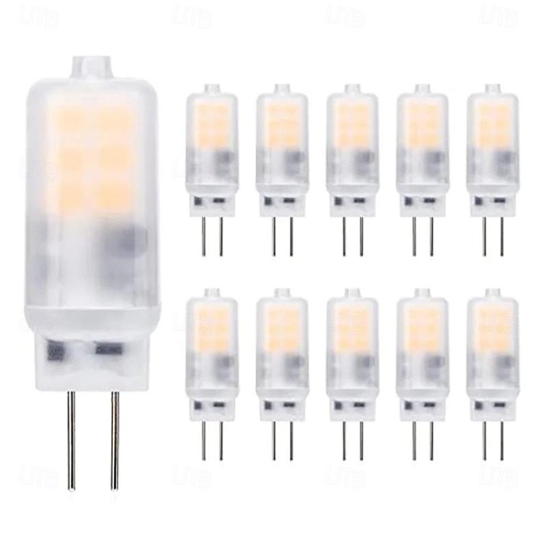 6/10pcs G4 LED Corn Lamp, G4 LED Bi-pin Bulb AC/DC12V 3W 16LEDs 2835 SMD No Flicker Bulb Bead Replacement 30W Halogen Lamp Home Chandelier Lighting4
