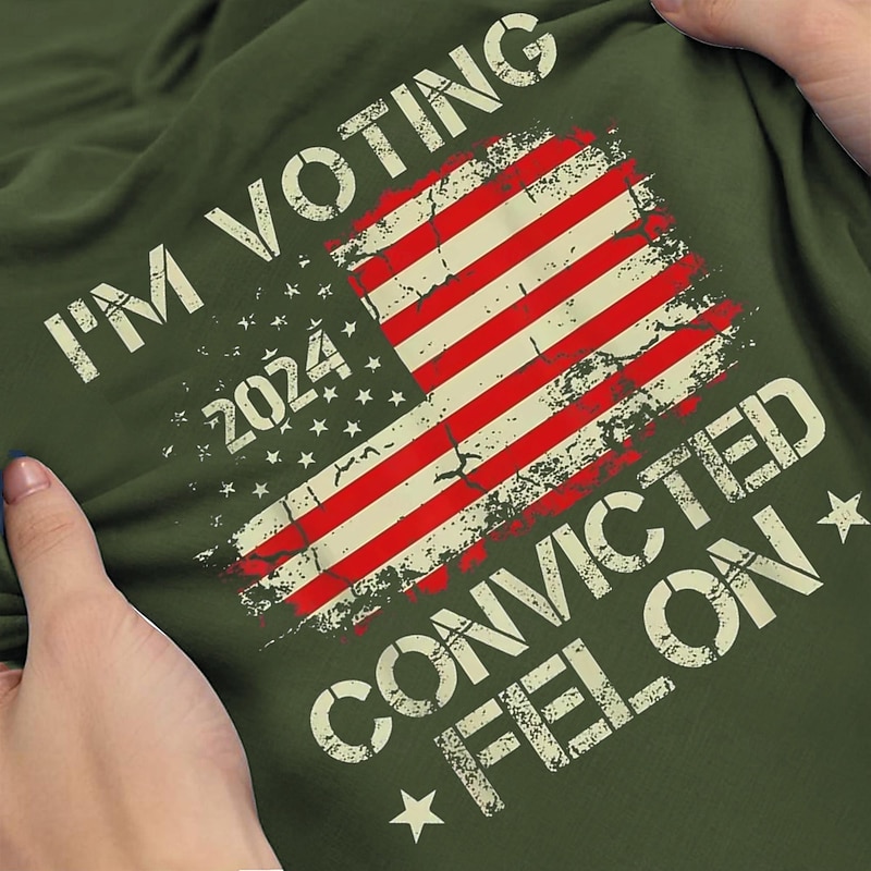 Veterans Day Men's Patriot Patriotic Veteran Graphic American US Flag Slogan T shirt Short Sleeve T shirt 3D Print Crew Neck Shirt Retro Vintage Casual Street Style Sports Outdoor Holiday Going out