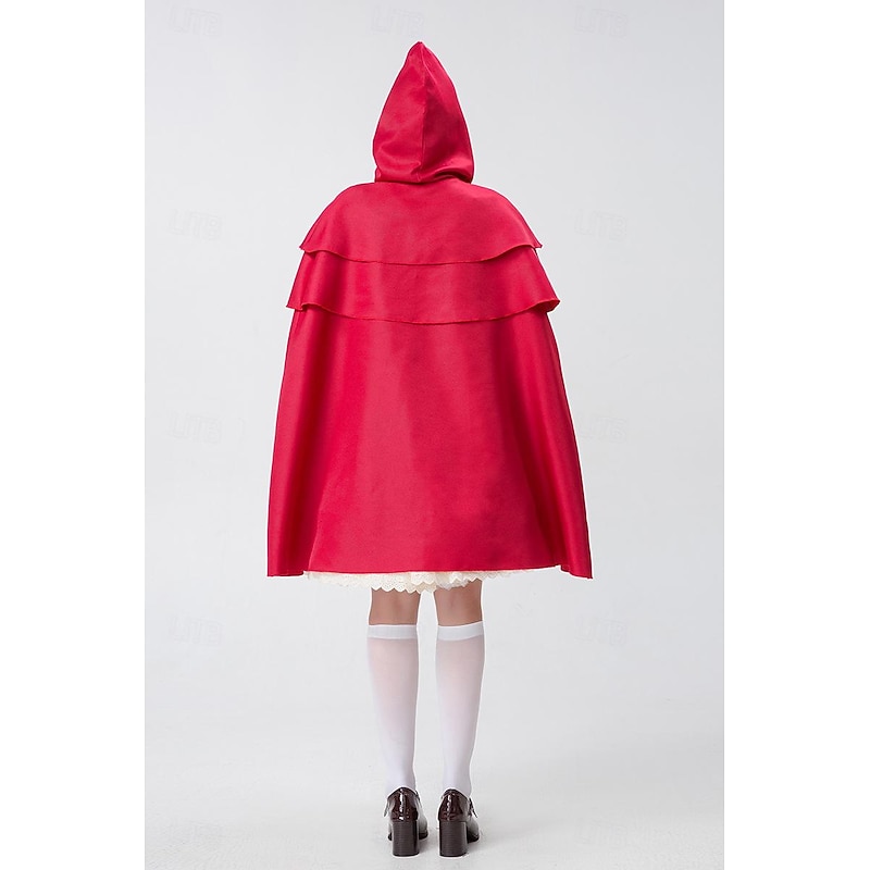 Movie / TV Theme Costumes Little Red Riding Hood Halloween Dress Cosplay Costume Carnival Costume Movie / TV Theme Costumes Cosplay Lolita Adults' Women's Christmas Masquerade Mardi Gras Party4