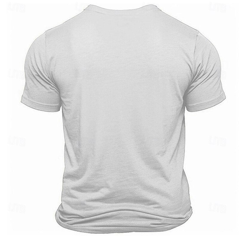 Men's T shirt Tee Top Cat Letter Printed Funny Crew Neck Clothing Apparel Short Sleeve Print Classic Casual3