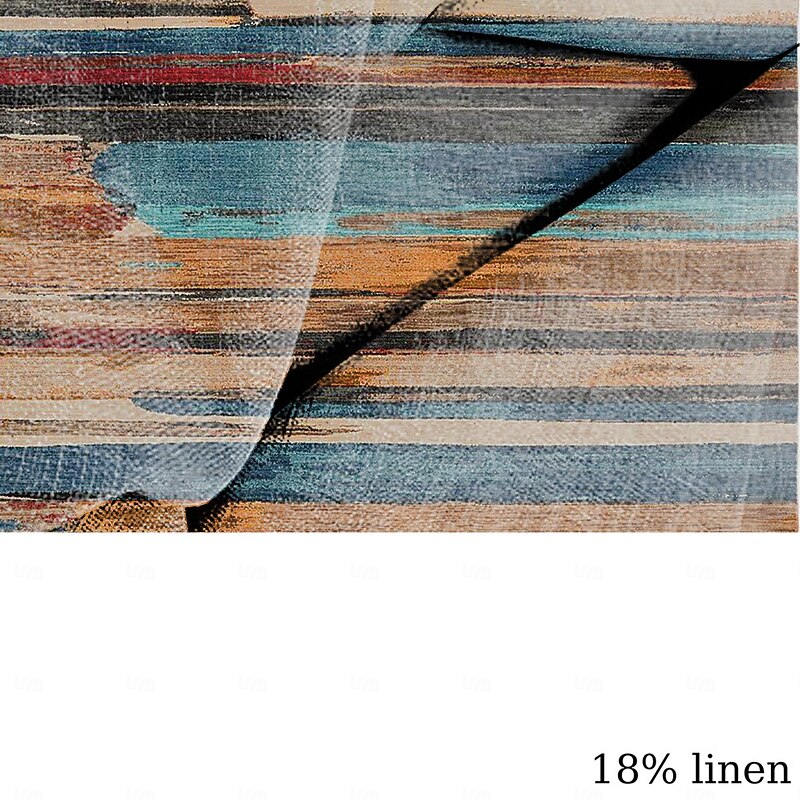 Men's Shirt Linen Shirt Retro Shirts Vintage Shirt Ethnic Shirt Striped Formal Outdoor Blue Short Sleeve Turndown Summer Clothing Apparel3