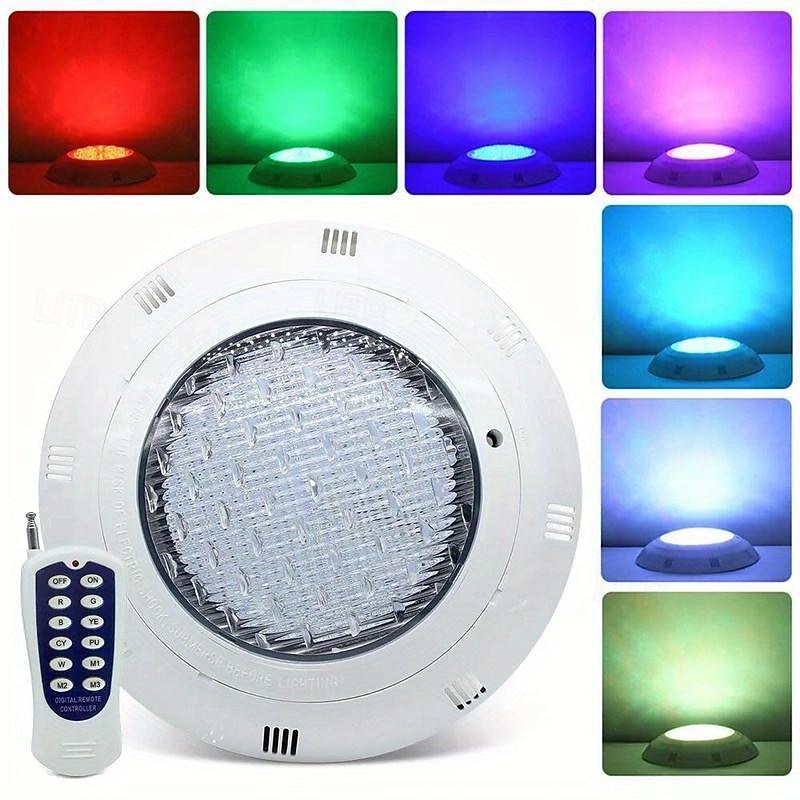 36W RGB LED Swimming Pool Light - Wireless Remote, Dazzling Underwater Ambiance, Premium Waterproof Seal, Full Spectrum Color Show