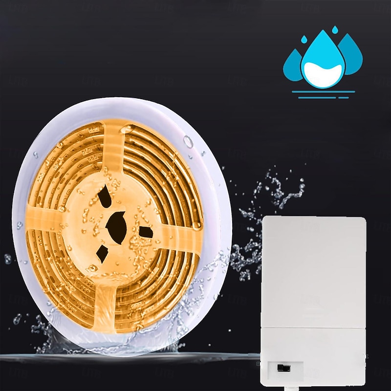 High Brightness Flexible LED Strip Light, Outdoor Waterfproof Strip Light USB or Battery Powered 5V 5050 SMD Multicolor Optional Indoor and Outdoor Activity Computer TV Background Wardrobe Bar Counter2