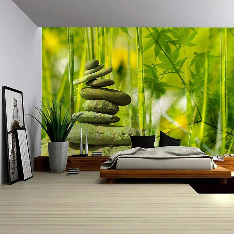 Nature Zen Meditation Hanging Tapestry Wall Art Large Tapestry Mural Decor Photograph Backdrop Blanket Curtain Home Bedroom Living Room Decoration4