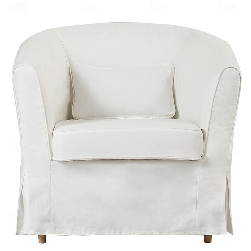 100% Cotton Armchair Cover Solid Color Quilted Cotton Slipcovers TULLcover LITB PRIME cover