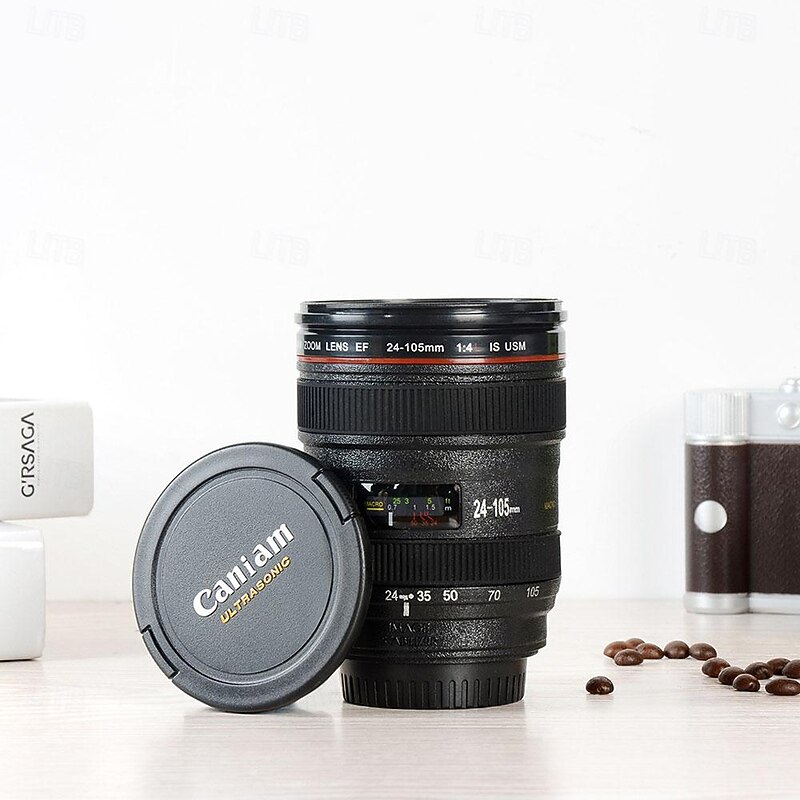 Camera Lens Coffee Mug -13.5oz Gifts for Him, Dad Gifts, Photography, Camera accessories, Novelty Gifts, Gifts for Him