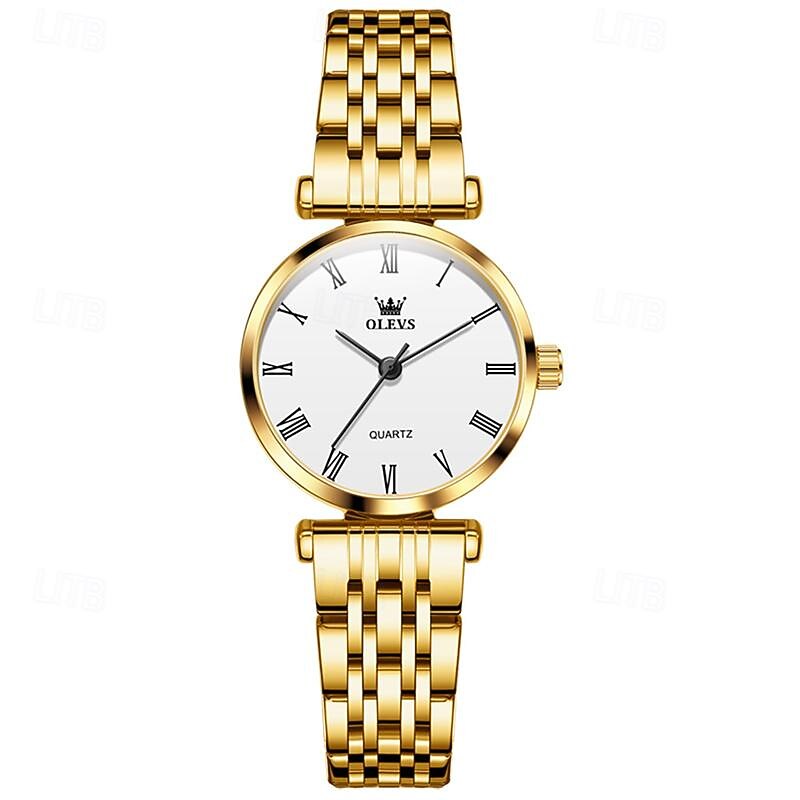 New Olevs Olevs Brand Fashion Trend Stainless Steel Band Women'S Watches Simple Sports Leisure Life Travel Business Waterproof Wristwatch2