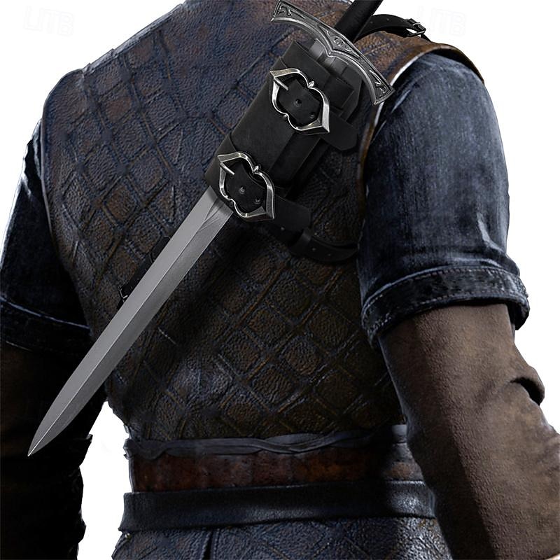 Punk & Gothic Medieval Renaissance Scabbard Sword Holder Sword Frog Viking Celtic Knight Fancy Dress Men's Women's Unisex Pirate Carnival Masquerade Masquerade Renaissance Fair LARP Adults' Sscabbard