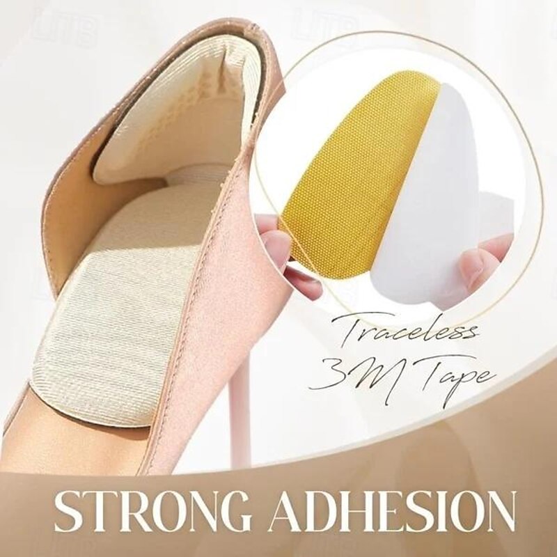 Comfortable Heels Cushioning Pads(Pairs),Heel Grips Cushion Protector Liner Pads Shoes Fit and Comfort Self-Adhesive Insoles Foot Care Preventing Chafing and Blisters3