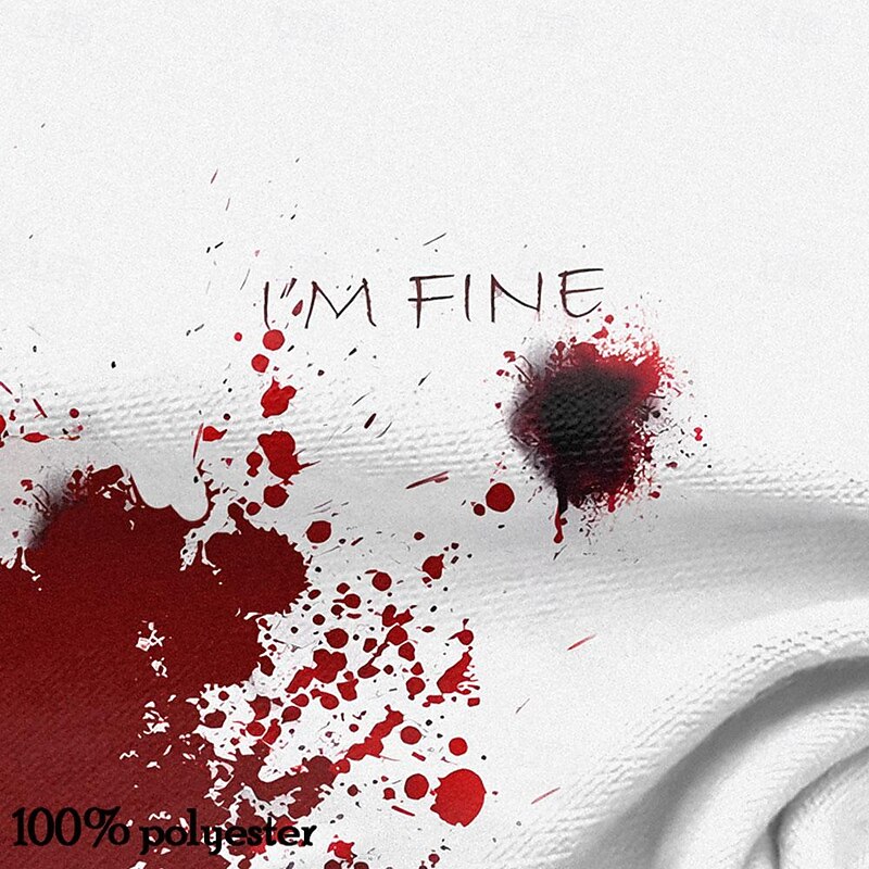 Men's Blood Splatter Blood stains T Shirt Short Sleeve T shirt 3D Print Crew Neck Shirt Designer Steampunk Carnival Party Street Red Blue Green Summer Spring Clothing Apparel S M L XL XXL XXXL3