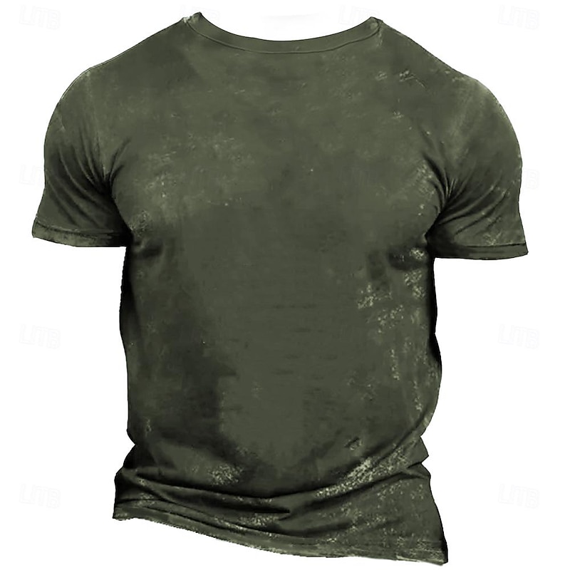 Veterans Day Men's Patriot Patriotic Veteran American US Flag Slogan T shirt Short Sleeve T shirt 3D Print Crew Neck Shirt Retro Vintage Casual Street Style Sports Outdoor Holiday Going out Black2