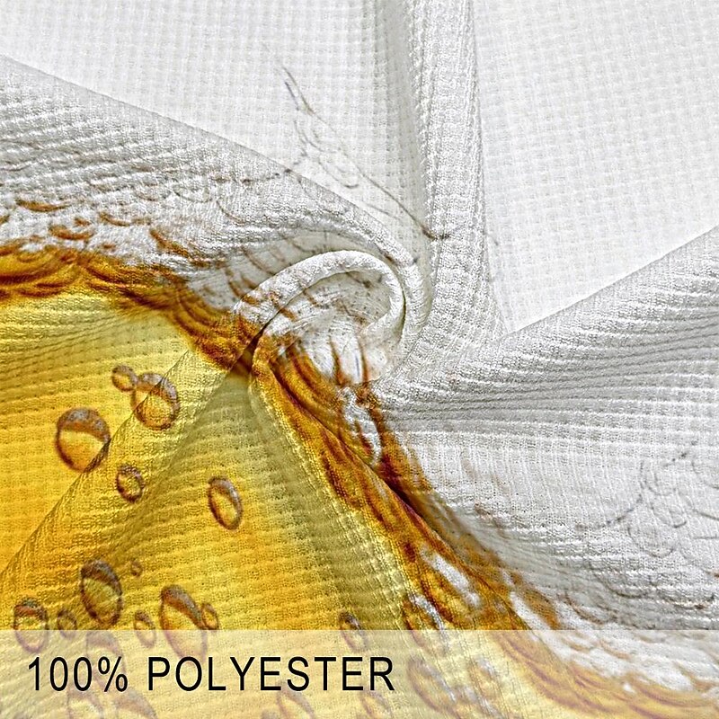 Men's Bear Polo Shirts Short Sleeve Polo Shirts Turndown Sportswear Abstract Casual Street Daily Holiday Beach 3D Print Spring & Summer Yellow3