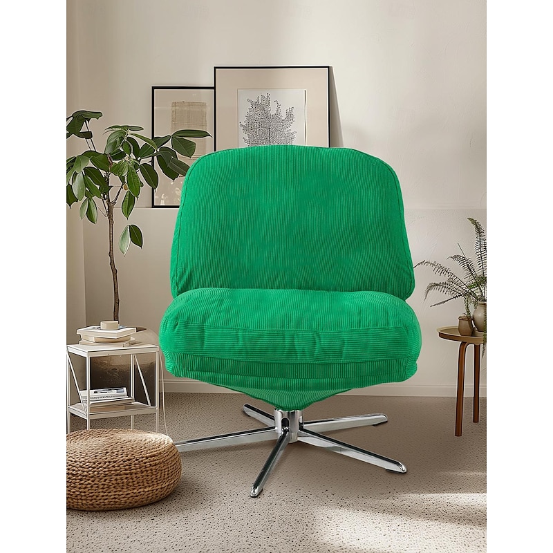 Corduroy Swivel Chair Cover of   Sofa Cover Solid Color Yarn Dyed Slipcovers DYVLINGcover LITB PRIME cover