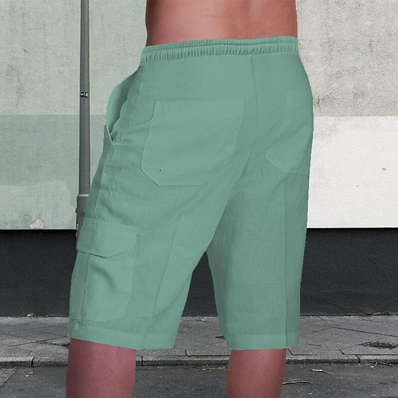 Men's Flag Letter Eagle Shorts Mid Waist Vacation Fashion Streetwear Outdoor Casual Holiday Drawstring Side Pockets Designer Clothing Apparel2