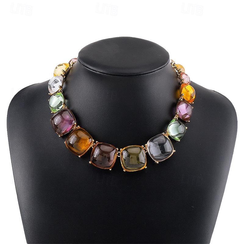 1PC Necklace For Women's Street Daily Alloy Retro3