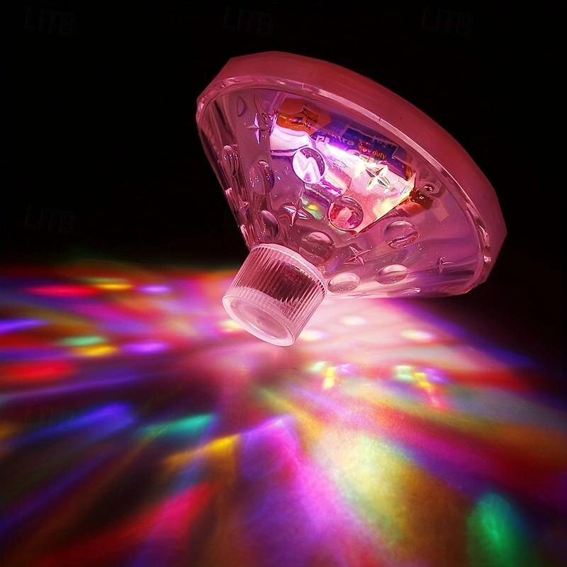 1pc LED Color Changing Floating Pool Lights, Waterproof Matte Finish Swimming Pool Light Float with 7 Modes Lighting Underwater Waterproof Floating Pond Light for Disco Pool Pond Fountain4