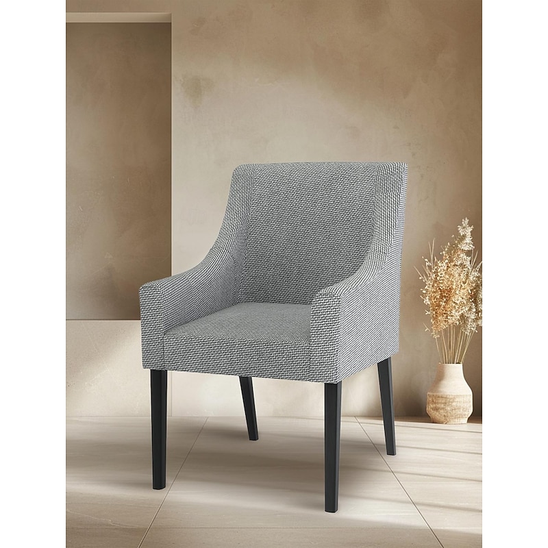 Chair Cover with Armrests Solid Color Quilted Slipcovers  SAKcover LITB PRIME cover