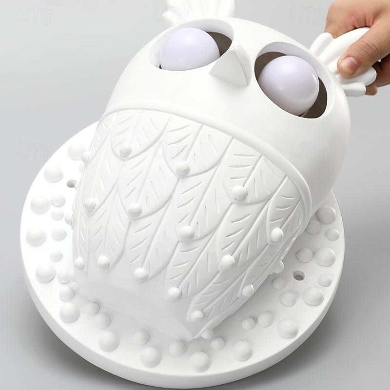 LED Indoor Wall Lamp Warm White 28/40cm E27 Vintage White Owl Wall Sconce Light Decorative 2 Lamp Resin Wall Mounted Light for Corridor Kids Room 110-240V2