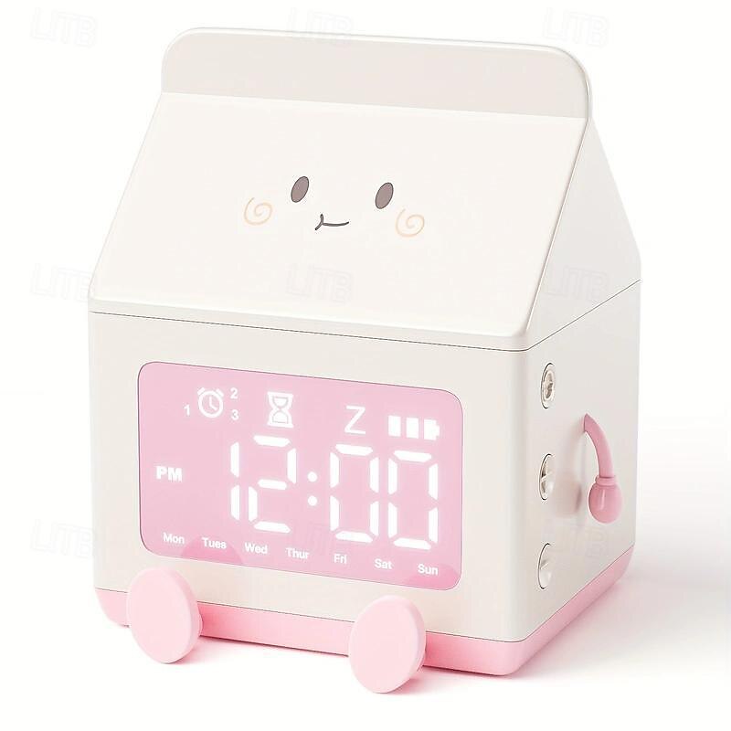 Charming LED Digital Alarm Clock - USB Charging, Kid-Friendly, Vibrant Display - Perfect for Boys & Girls Bedrooms and Office Use3