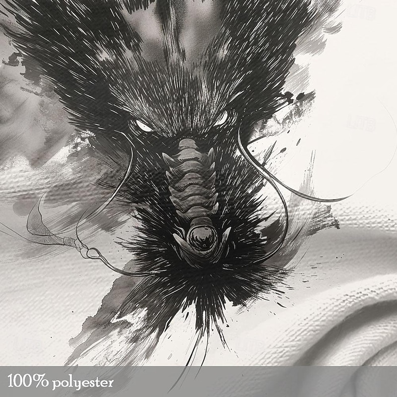 Men's Dragon T Shirt Short Sleeve T shirt 3D Print Crew Neck Shirt Designer Gothic Party Street Casual White Summer Spring Clothing Apparel S M L XL XXL XXXL2