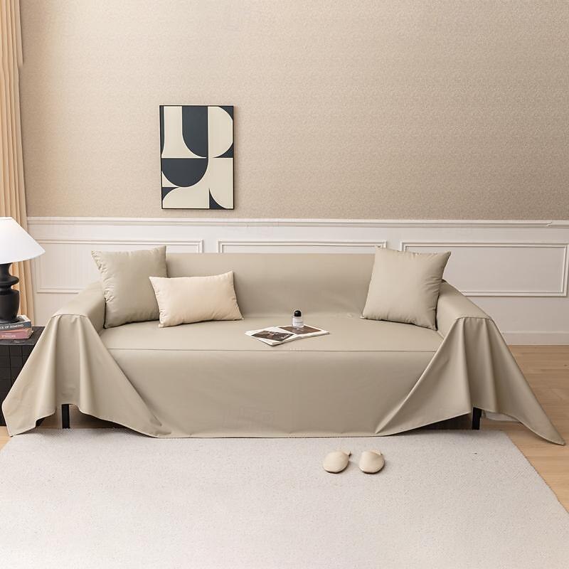 Waterproof Leather Sofa Cover Full-Coverage Anti-Cat Scratch Sofa Cover Cloth Padded Towel