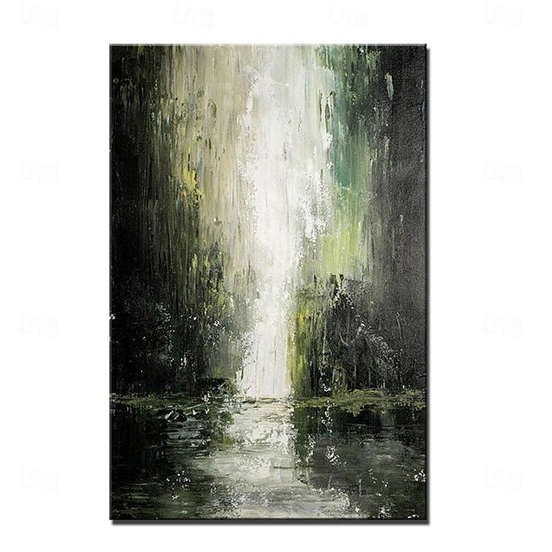 Original Abstract Waterfall Landscape Oil Painting Hand Painted On Canvas Original Painting Canvas Wall Art Home Decoration2