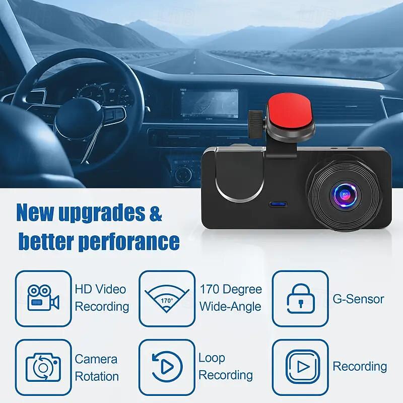 Car Car Recorder 4K Full UHD Car Camera Front and Rear Car Car Recorder with Night Vision 24 Hour Parking Mode WDR Motion Detection2