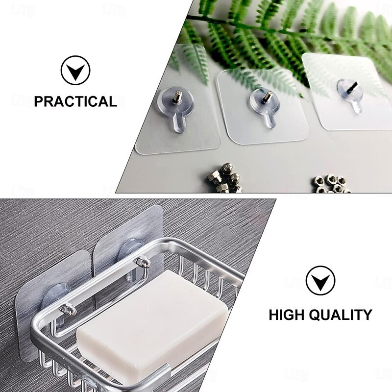 10pcs Heavy Duty Wall Hangers Garland Hooks Outdoor Self Adhesive Wall Hooks Without Nails Wall Hooks for Hanging Wall Hangers Adhesive Hooks, Stick Sticky Wall Hooks Magnetic Purse Hanger3