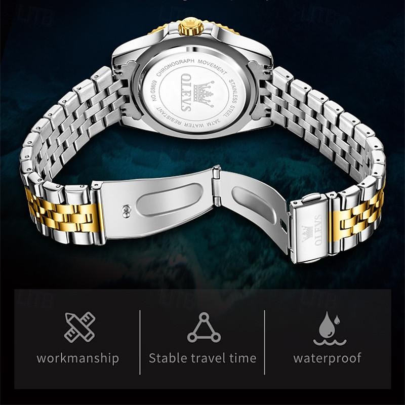 New Olevs Olevs Fashion Trend Men'S Business Watch Calendar Luminous Simple Leisure Hundred With Quartz Watch Waterproof Sports Men'S Wristwatch3