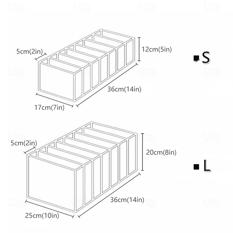 2/4pcs Jeans Compartment Storage Box Closet Clothes Drawer Mesh Separation Box Stacking Pants Drawer Divider Can Washed Home Organizer2