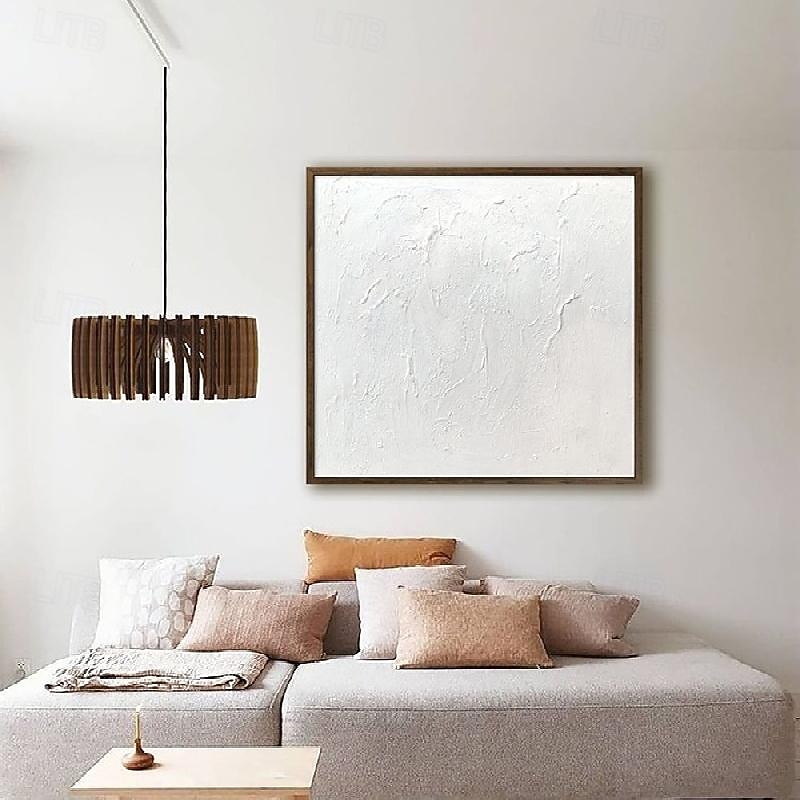 Oversized painted  white 3D textured painting picture on canvasabstract art handmade abstract art boho abstract art painting hand painted  white 3D modern textured painting picture