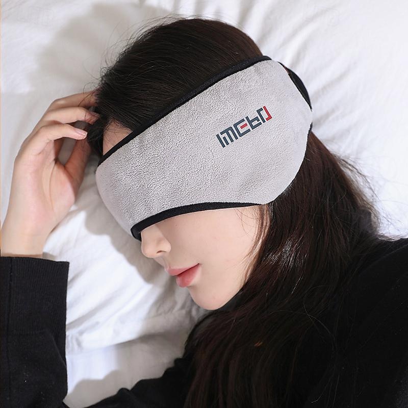 Sleeping Mask Blackout Ear Muffs Sound Noise Reduction Sleeping Goggles For Eye Sleeping Relaxing Warm Outdoor Indoor4