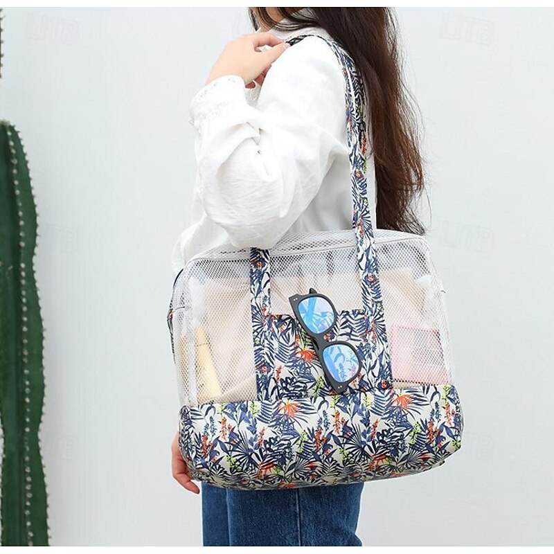 Waterproof Beach Swimming Gym Wet/Dry Separation Toiletry Bag, Shower Bath Clothing Bag for Dry and Wet Storage2