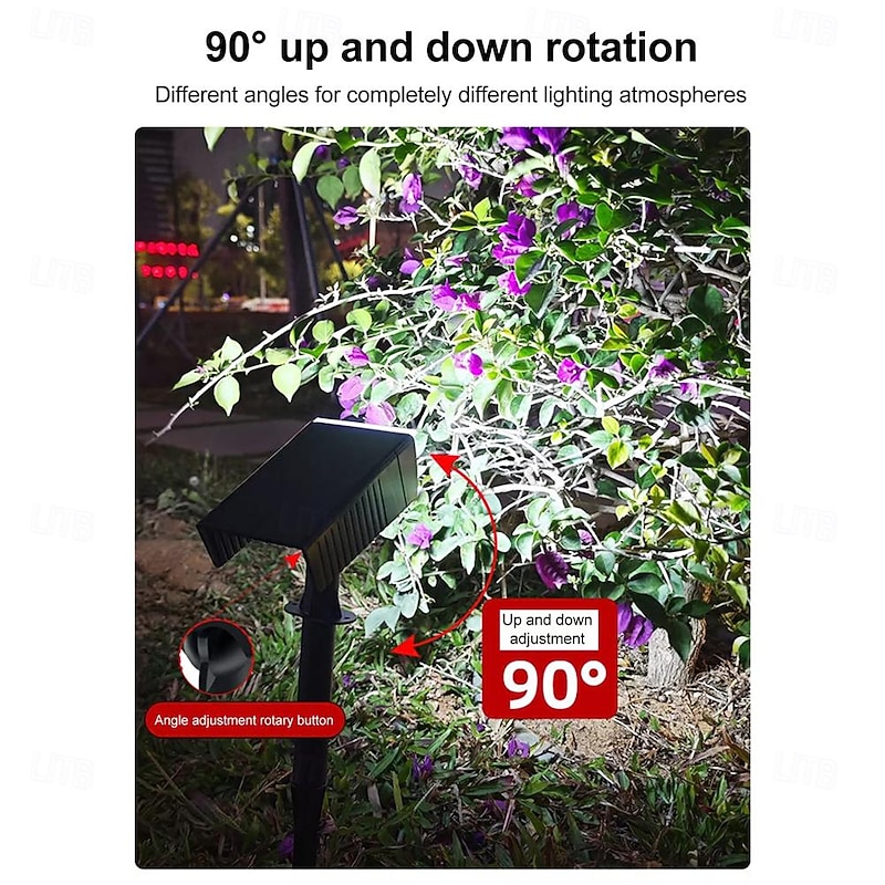 Solar Flood Lights for Outdoor dusk to dawn, 72 LED Waterproof Solar Security Wall Light with 2 Lighting Modes for Front Door, Backyard, Garden, Patio3