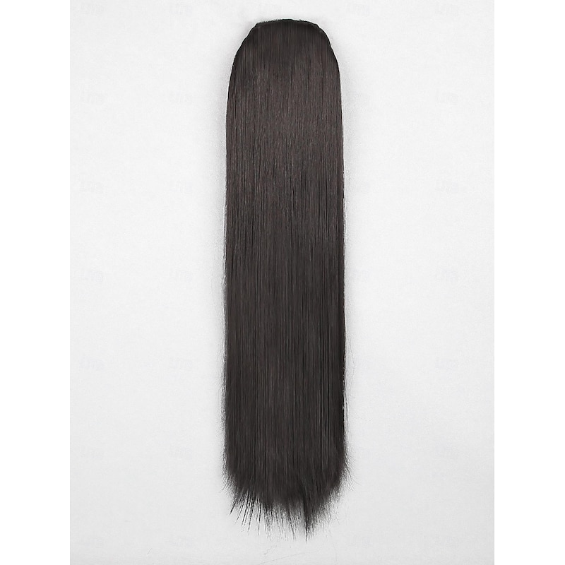 Drawstring Ponytails Adjustable / Braided Rope Synthetic Hair Hair Piece Hair Extension Straight 26 inch Daily Wear2