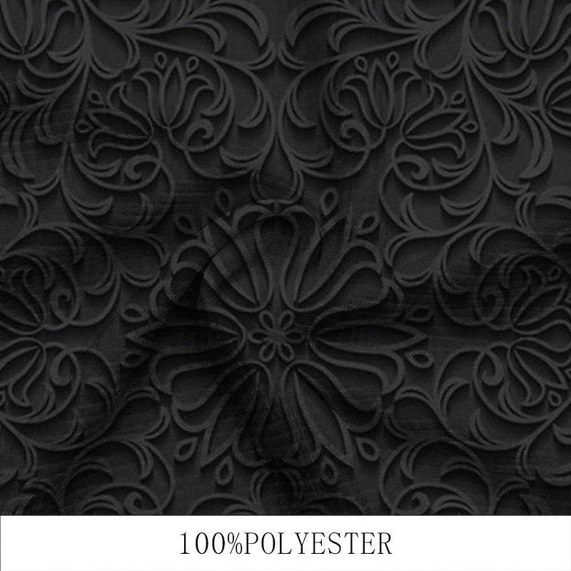 Men's Graphic Golf Shirt Short Sleeve Polo Shirts Collared Shirts Casual Vacation Wear Rave Wear Party Outfits Buttons 3D Print Summer Spring Black3