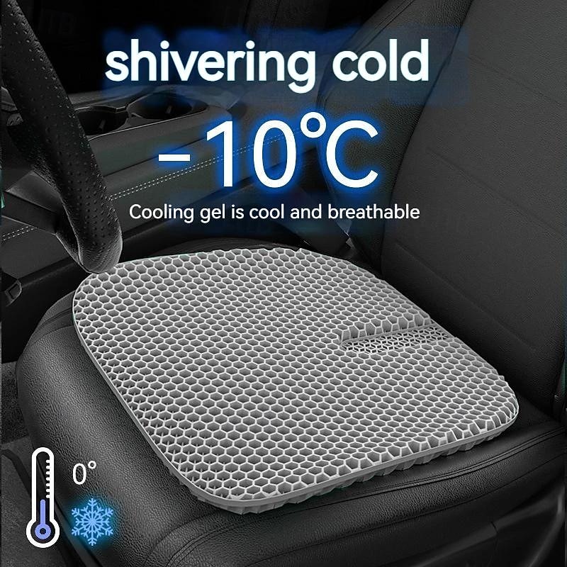 FYAUTOPER Car honeycomb gel cushion summer cool pad Single car pad silicone breathable ice pad butt pad summer truck seat pad2