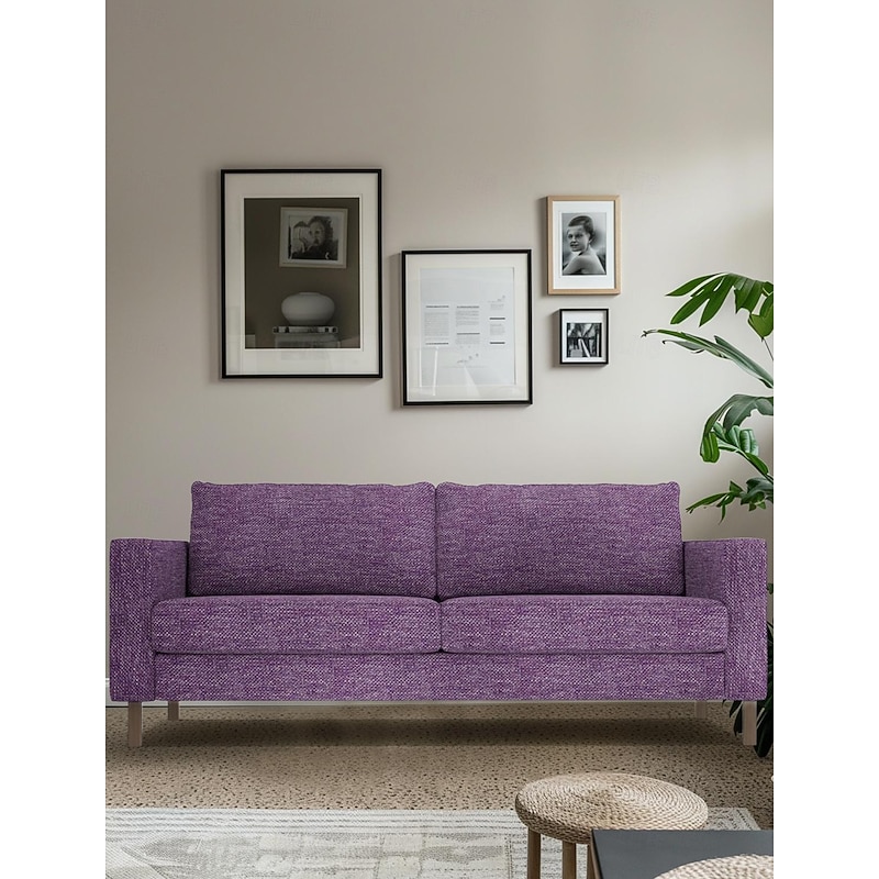 Sofa Cover 3 Seater Solid Color Slipcovers  KARLcover LITB PRIME cover