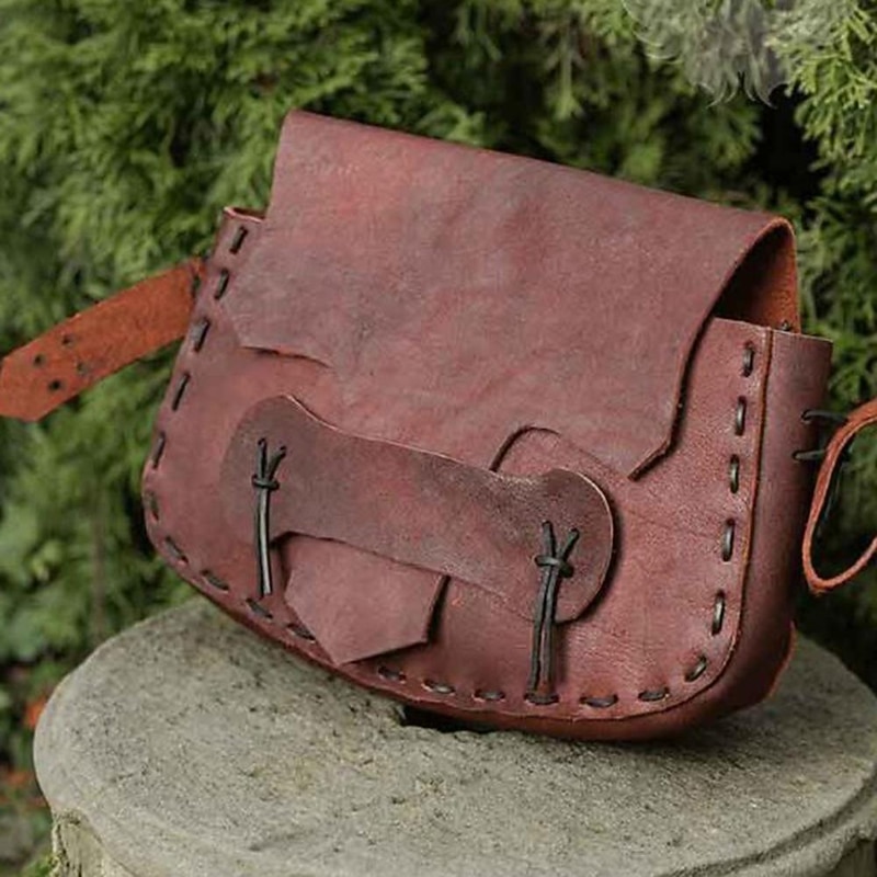 Retro Vintage Punk & Gothic Medieval Bag Belt Bag Waist Bag Ranger Elven Fancy Dress Men's Women's Unisex Celtic Viking Fantasy Halloween Carnival Masquerade Party / Evening LARP Ren Faire Adults' Bag
