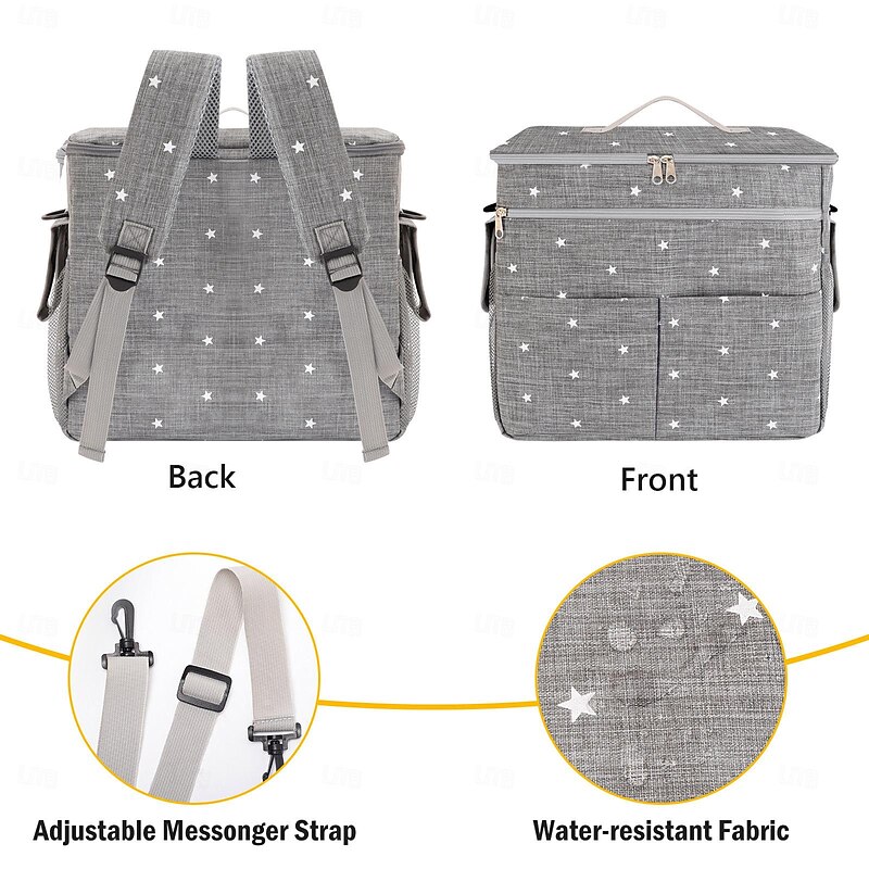 Large Capacity Shoulder Bag Bento Box - Insulated Lunch Bag for Outdoor Picnics, Teens, and Office Workers - Ideal for Schools, Classrooms, Cafeterias, and Back to School3