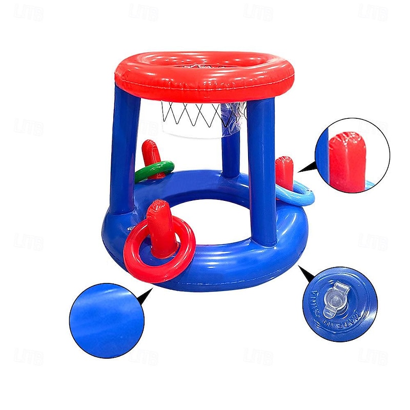 Pool Floats Toys Games Set, Floating Pool Basketball Hoops, Fun Summer Water Games Pool Toys for Kids Ages 8-12, Teens, Adults and Family4